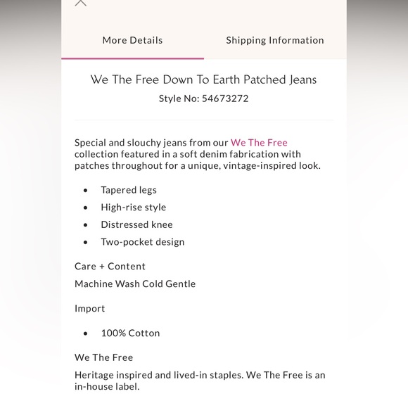 We The Free Down To Earth Patched Jeans - Picture 11 of 12